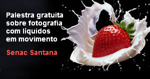 Senac Santana promove palestra gratuita sobre fotografia com líquidos em movimento